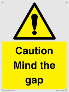 Caution Mind the gap
